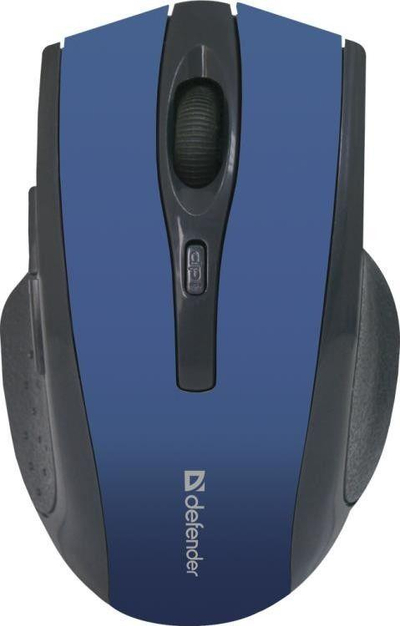 Maus Defender Accura, wireless, USB, i zi dhe i kaltërt