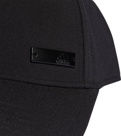 Kapelë bejsbolli adidas Bballcap LT Met IB3245, me rrip të rregullueshëm, logo metalike, e zezë