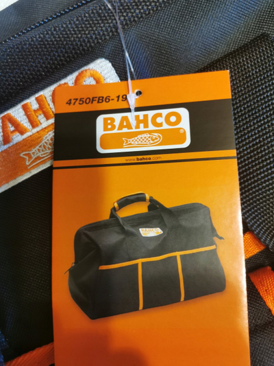 Çantë mjetesh Bahco 4750FB6-19, 48 cm, kapacitet 36 L, e zezë