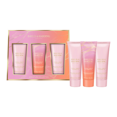 Set për duar Baylis & Harding Jojoba, Vanilla & Almond oil, 3 × 50 ml