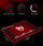 Set gaming Extralink TF400 4 në 1, tastierë LED, maus dhe kufje RGB, i zi
