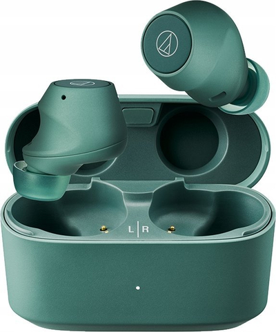 Kufje wireless Audio Technica ATH CKS30TW Plus, in ear, anulim aktiv i zhurmës, të gjelbra