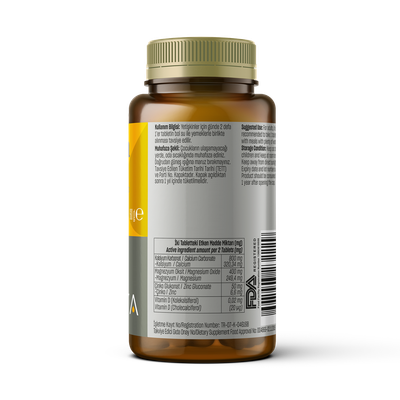 Suplemente TALYA Herbal Calcium Complex, 60 kapsula