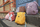 Çantë shpine për fëmijë Lässig Tiny Backpack About Friends Lion, 2L, me rripa të rregullueshëm, e verdhë