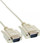 Kabllo serial InLine DB-9 në DB-9, 3m, bezhë