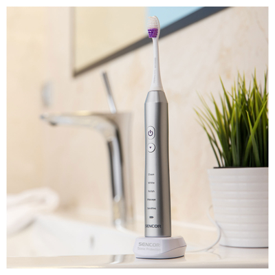 Furçë elektrike për dhëmbë Sencor Sonic SOC 3200SL, e bardhë/ Hiri