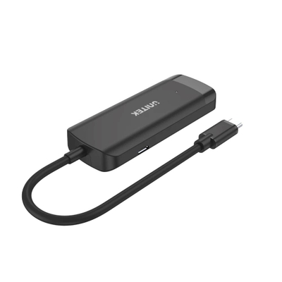 Qendër USB-C Unitek H1110B, 3x USB-A 3.1, HDMI 4K, e zezë