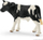 Set lodrash Schleich Farm World Holstein Calf, viça plastikë, 5 copë, bardh e zi