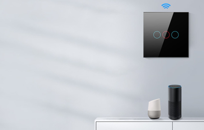 Çelës i zgjuar Avatto ZTS02, ZigBee 3.0, 3 kanale, i bardhë