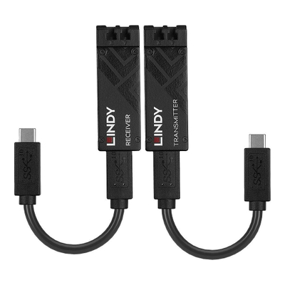 Kabllo zgjatues USB Lindy CROMO 43312, USB 3.2, 100m, gri