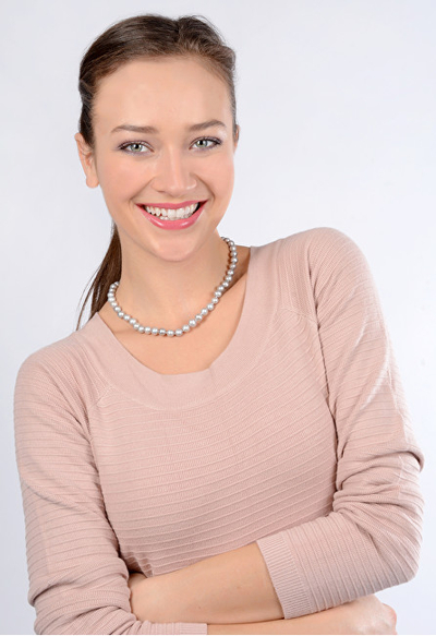 JwL Luxury Pearls Ѓердан, Сив