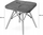 Tabure Oskar Stool WERK, material gri, këmbë natyrale druri