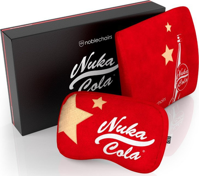 Set jastëkësh gaming noblechairs Fallout Nuka Cola, memory foam, 2 copë, shumëngjyrësh