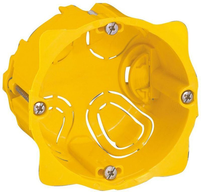 Kuti Legrand Batibox (080051), 67mm, 50mm, e verdhë