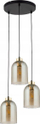 Llambadar varës TK Lighting Satipo, xham, 3 llamba, amber
