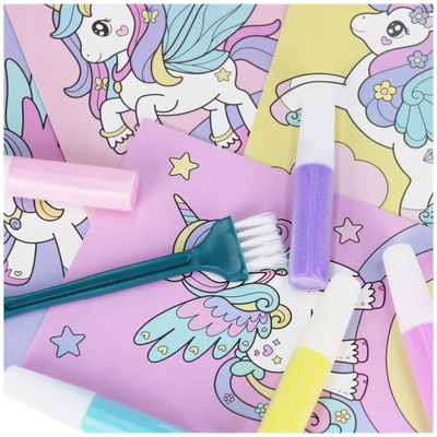 Сет за цртање со песок Starpak Sand Painter, 4 листови за цртање, за деца, повеќебоен