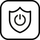 Fritezë me ajër Lauben Hot Air Fryer 4000BC, panel me prekje, 6 programe, e zezë