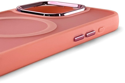 Kllëf telefoni Fashion Case MagSafe për iPhone 17 Pro, TPU, mat, rozë
