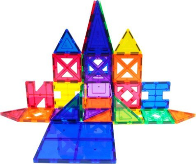 Lodër ndërtimi magnetike PicassoTiles, 33 pjesë, për fëmijë 3+