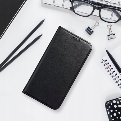 Mbulesë portofol Futera Smart Magneto për Samsung Galaxy Xcover 4, me magnet, me xhep kartash, e zezë