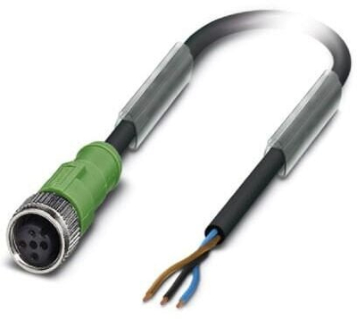 Kabllo sensori Phoenix Contact M12 3-pin, 3m, IP68, e zezë