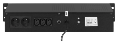 UPS EVER ECO Pro 700 AVR CDS, 700VA 420W, montim në rack, i zi