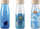 Set lodrash shqisore Petit Boum Serenity, 3 shishe, me temë deti, blu