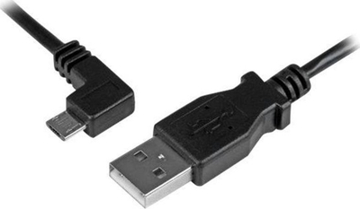 Kabllo USB StarTech Micro USB, 0.5m, kënd majtas, e zezë