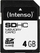 Kartë e memories Intenso SDHC, 4 GB, 24 x 32 x 2.1 mm