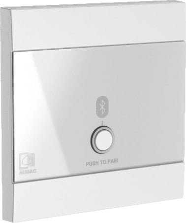 Panel muri Bluetooth Audac WP220 për ARES5A, 80 x 80 mm, i bardhë