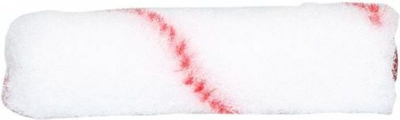 Mbulesë ruli boje Proline Roller Sleeve Nylon, 50x180 mm, najlon, e bardhë me vijë të kuqe