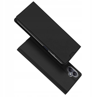 Kapak telefoni Dux Ducis Skin Pro për Samsung Galaxy A06, me kapak mbyllës, i zi