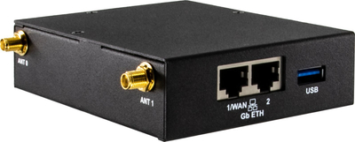 Ruter industrial BEC, 2x Gigabit Ethernet, port USB, ngjyrë e zezë