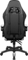 Karrige gaming Kruger&amp;Matz Warrior GX-150, eco lëkurë, me mbështetëse këmbësh, bardh e zi