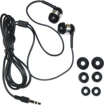Kufje in ear Tube DAA4, me tela, 3.5mm, të zeza