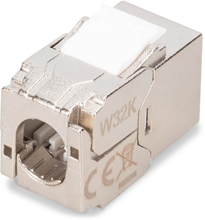 Модул Кистоун Дигитус DN-93615-S-4, CAT 6A, екраниран, монтажа без алат
