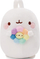 Lodër pelushi Nici Molang Rainbow Flower, 24 cm, gati për dhuratë, e bardhë