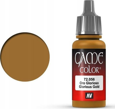 Акрилна боја Vallejo Game Color 72056 Glorious Gold, 17ml, златна металик