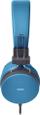Kufje on-ear Streetz HL W201, me mikrofon, 3.5 mm, blu