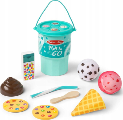 Set lodër akullore Melissa &amp; Doug Play to Go, 11 pjesë, mbi 3 vjeç, shumëngjyrësh