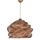 Llambë tavani dru+bamboo Ø32×65 cm (HM7372)
