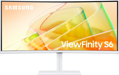 Monitor Samsung ViewFinity S6 LS34C650TAU, 34", Ultra WQHD, Thunderbolt 4, i zi