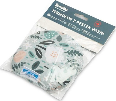 Termofor Sensillo Cherry Pit, 15 cm, pambuk, me lule