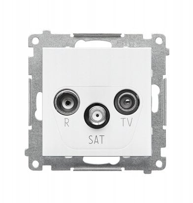 Prizë modulare R TV SAT Simon55 TASP.01/111, 7 dB, 5 MHz 2.4 GHz, e bardhë mat
