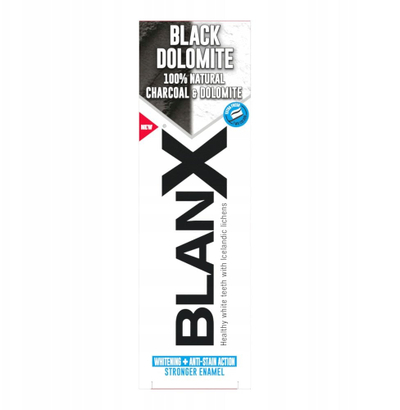 Pasta dhëmbësh Blanx Dolomite, zbardhuese, qymyr aktiv, 75ml