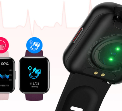 Smartwatch Bemi Exo, ekran 1.91" TFT, IP67, trup i zi rrip red wine