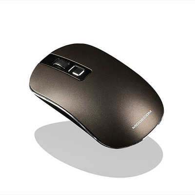 Maus Modecom WM101, wireless, USB, kafe