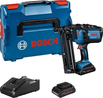 Makine gozhduese Bosch GNH 18V-64 M, 18V, me bateri 4Ah, blu e zezë