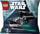 Set lodrash LEGO Star Wars TIE Interceptor 30685, mini ndërtim, polybag, gri me të zezë