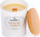 Qiri dekorativ Pavoncella Classico Hinoki Amber, 135g, me aromë drunjsh orientale, i bardhë